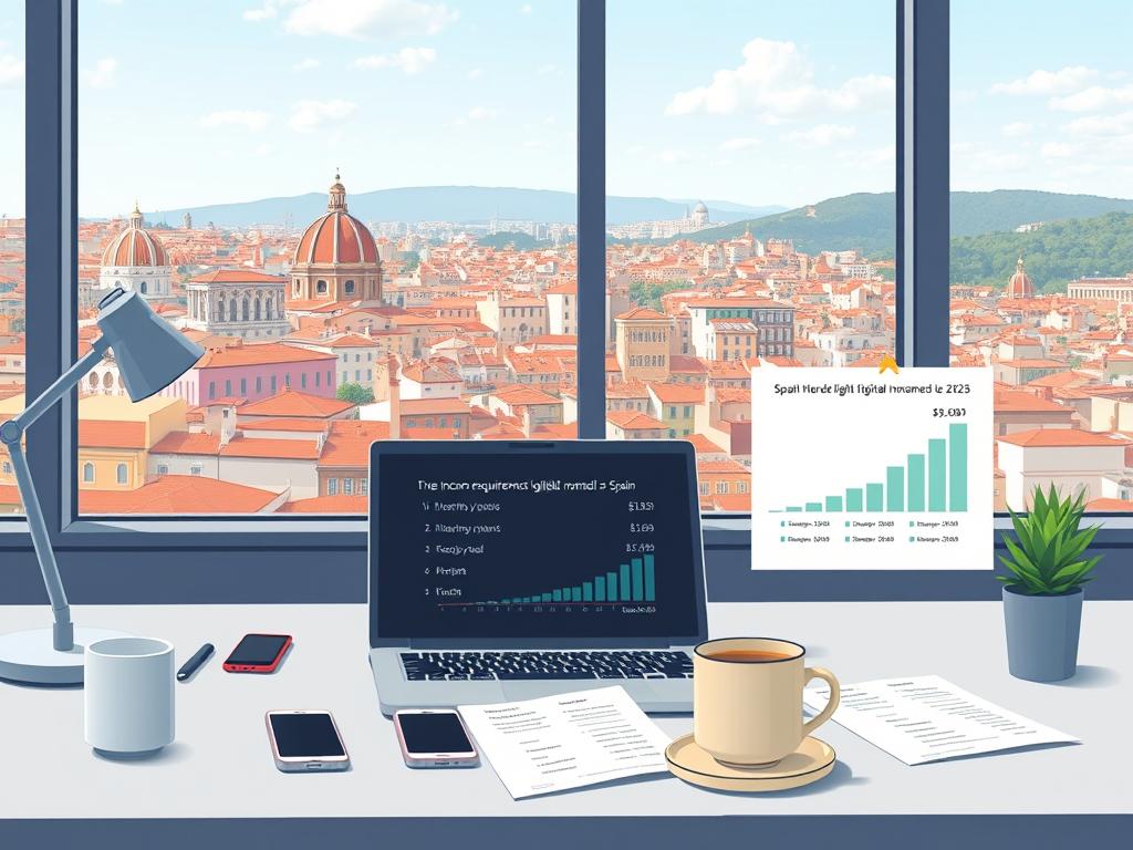 Spain Digital Nomad Visa, Spain digital nomad visa income requirements